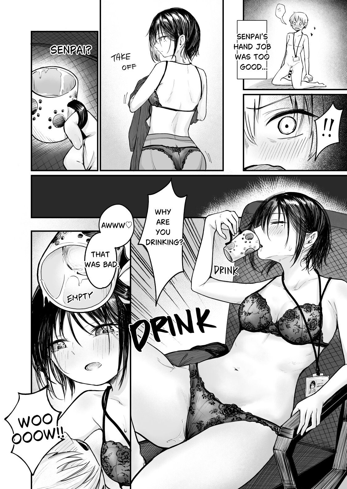 Hentai Manga Comic-Senpai! I'm Not Your Dildo! Uck!-Read-15